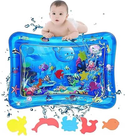 Inflatable Baby Water  Play Mat  Multicolor  26.5x20