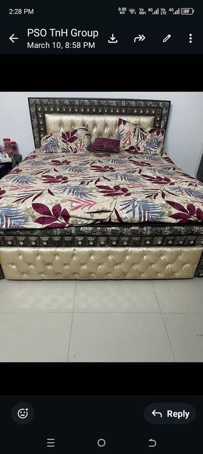 Double Bed + Spring mattress