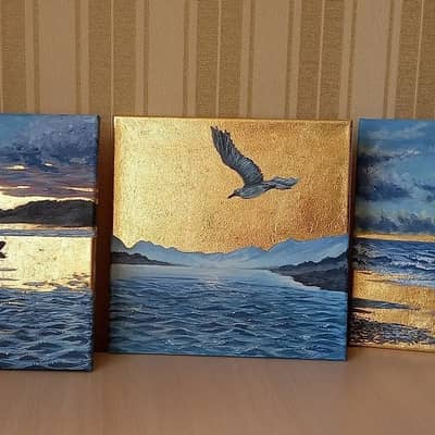 Abstract Painting | Handmade painting all type available 03433606964