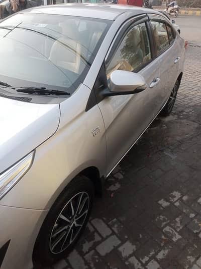 yaris 1.3,colour silver grey ,2021 model (contact 0345-5056806)