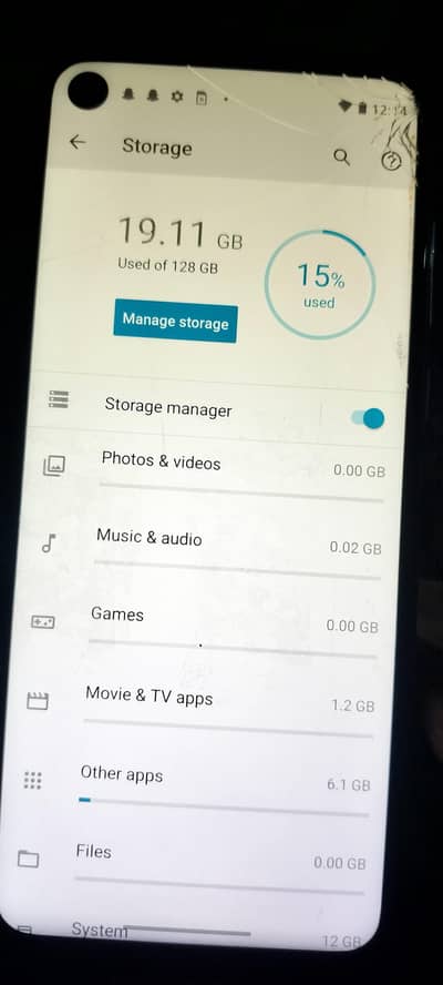 Motorola one vision 4/128 GB for sale