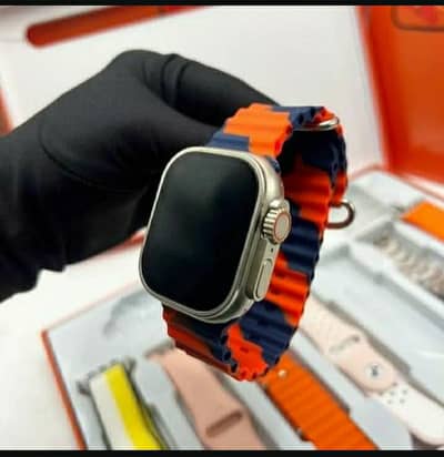 smart watch with 6 bands