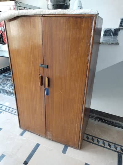 02 wooden Almirah