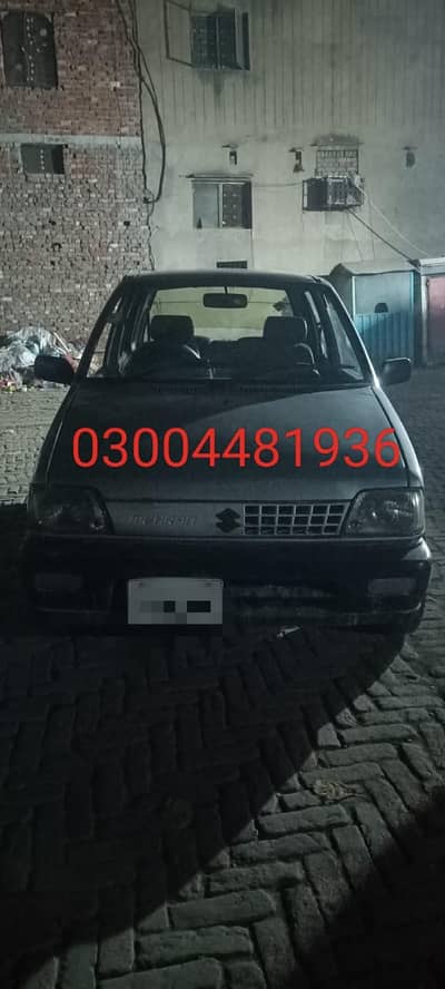 Mehran2004 model Family used car total petrol used installed Aloy rims