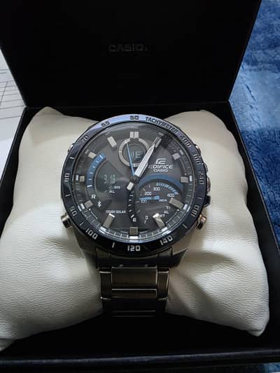 Casio Edifice ECB-900DB-1BDR Tough Solar with Bluetooth Watch