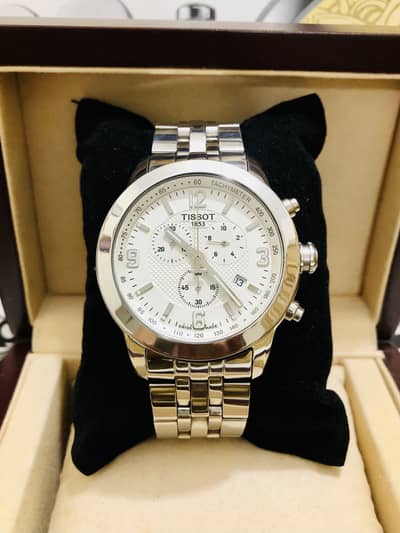 TISSOT PRC 200-SWISS MADE-CHRONOGRAPH WATCH-SEIKO CITIZEN CASIO ARMANI