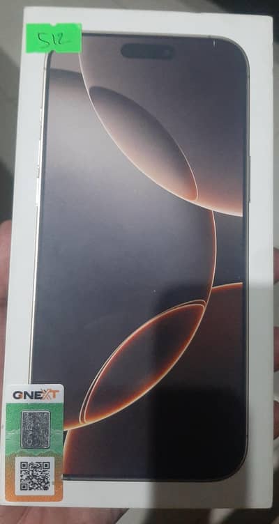 16 Pro max pta approved 512gb