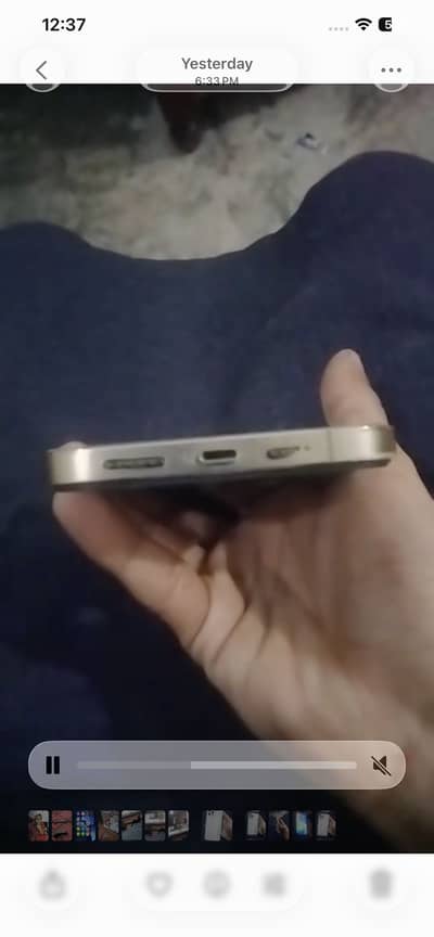 12 pro max 128 gb gold color pora add achi trha prhly phir msg kre