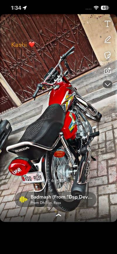 Honda 125 (2024/25 Model) with ONTracker