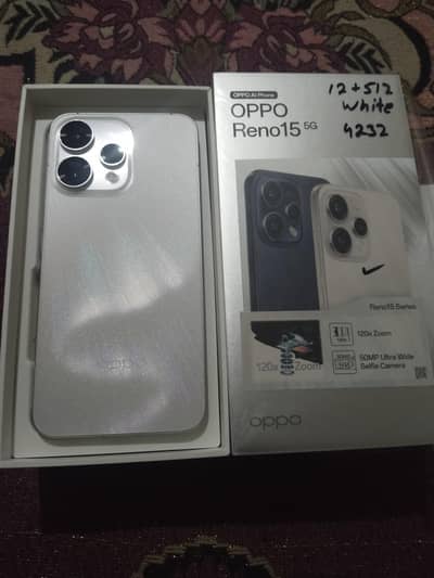 Reno 15 5g 512gb box open
