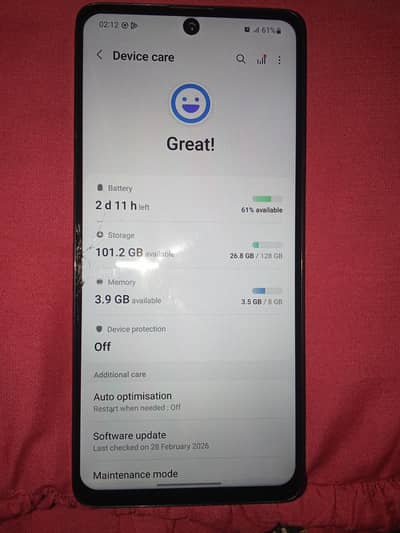 SamsungA51 8 128 non pta mobile