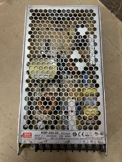 Power supply ,different motors, pressure pump and other electronic it