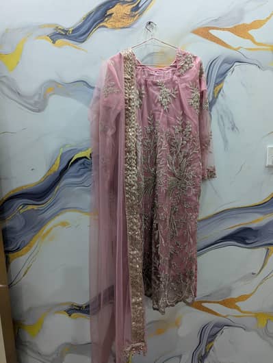 Eid dress/girls fashion/fancy dress/lawn maxi/embroidery dress