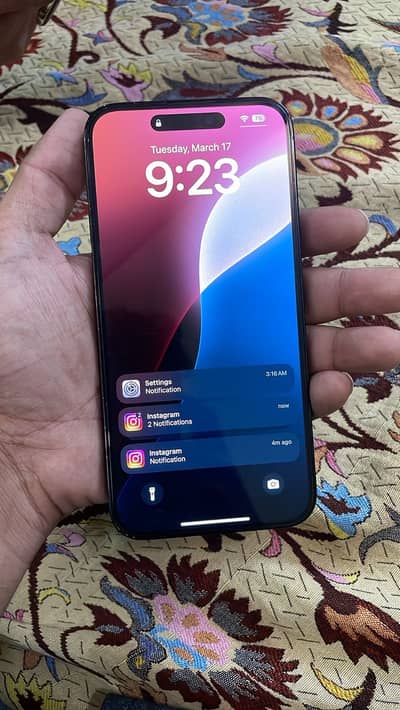 14 pro max 258Gb perfect condition