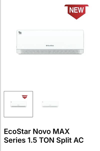Ecostar new model inverter Ac  Novo  max T3 1.5 ton big outdoor
