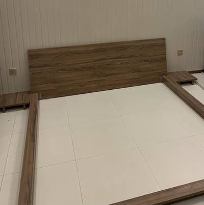 King Size Floor Bed WithOut Mattress