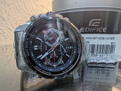 Casio Edifice Analog Chronograph  Tough Solar ( EQW-M710DB-1A1ER)