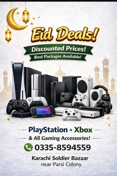 All consoles available at discounted price
