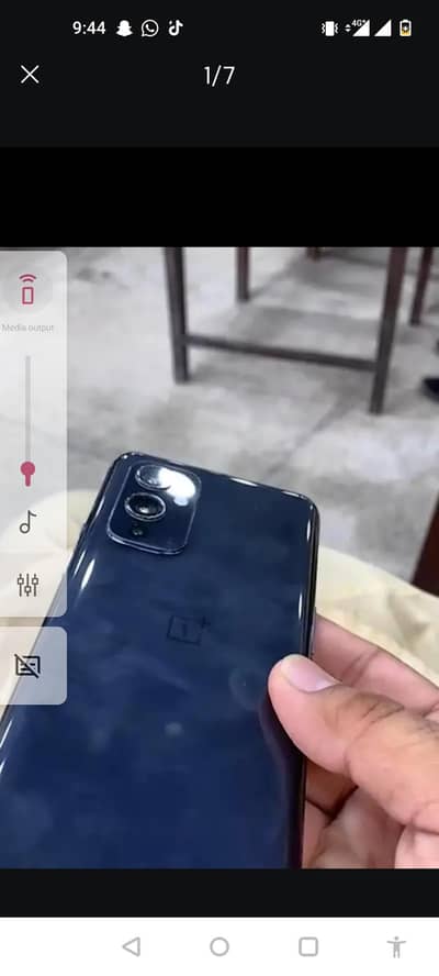 One Plus 1+ 9 5G Mobile Condition 10/9 Black Color 12/256  GB Ram