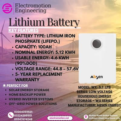 Absen Lithium battery