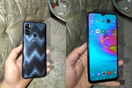 infinix hot 9 play 4+ 64 with cover