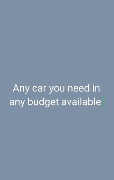 every car available