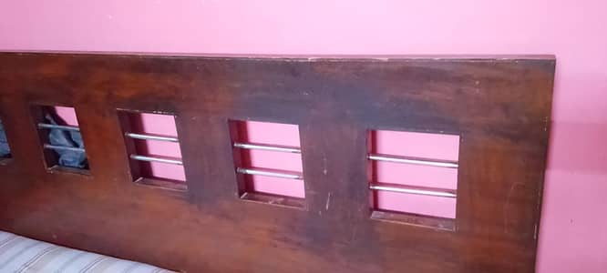 urgent sale wooden bed