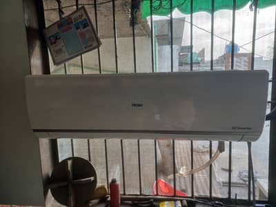 haier 1.5tan inverter ok 10/9 candition