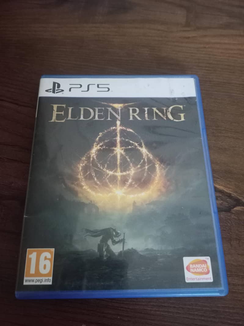 Elden Ring game disk PS5 version 9/10 condition 0