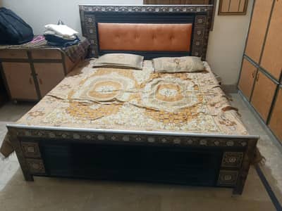 Iron double bed
