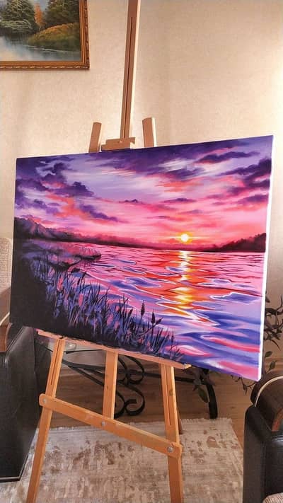 Handmade Painting Landscape painting on Canvas Wall Decor