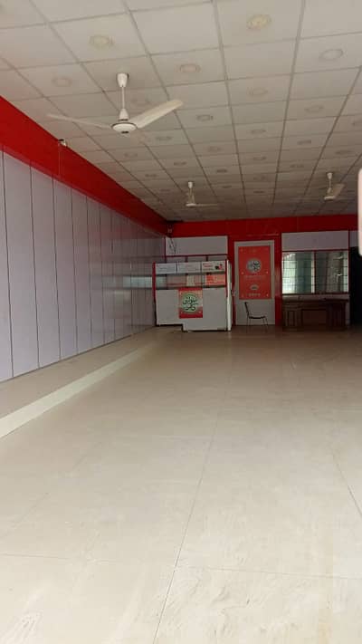 Ground Hall Shop for Rent in Johar Town for Pharmacy, Garments Store, Saloon, Food Point Very Rushi Area