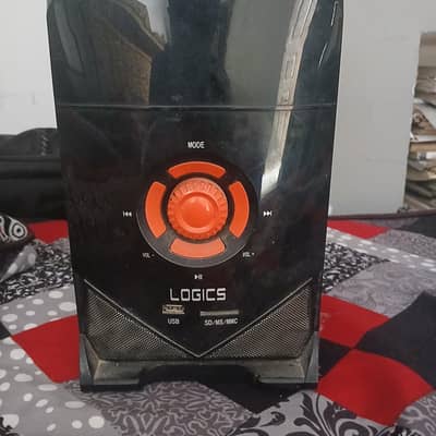 LOGICS 2.1 Woofer Speaker – Powerful Bass | USB + AUX