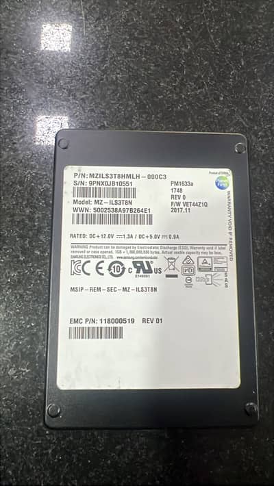 1.92 TB AND 3.84 TB SAS SSD