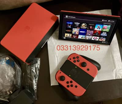 Nintendo switch OLED Mario Edition 512 (Jailbreak+Android)
