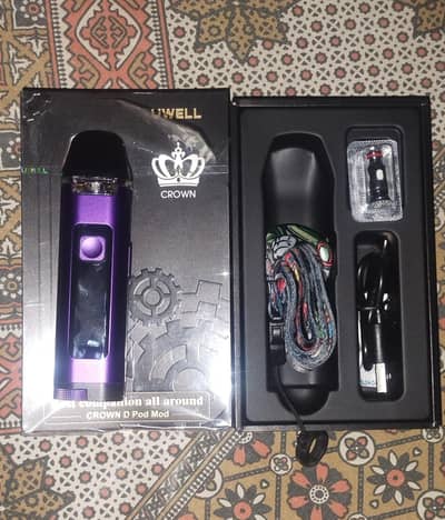 Uwell Crown D Pod Mod (Purple) – Barely Used!