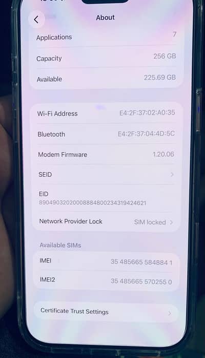 I Phine 17 Pro Max Non PTA Cosmic Orange Color