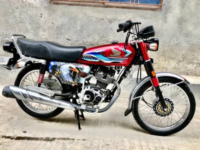 Honda 125 /Model 24l/ isl num/ double saman