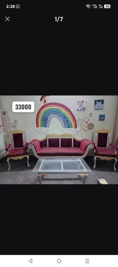 Chinyuti Sofas | Dewaans | 3 seater sofas + tables in bulk quantity