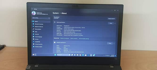 Lenovo T480 i5 8th Gen