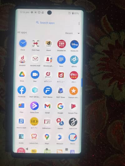 Fujitsu f52a edge screen