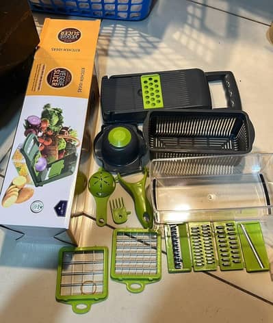 16 in 1 Vegetable Chopper Sabzi Cutter for Kitchen Fast Easy Cutting
