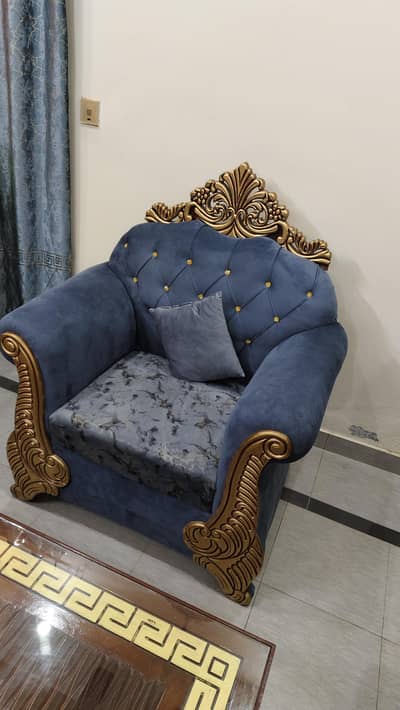 12 seater sofa set gray colour with 2 big table 4/4 size  very stylish