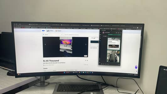 DELL Curved 34 inch UltraSharp 4K AH-IPS LED Monitor Gaming LCD