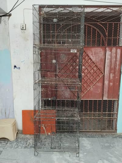 cage pinjra 4portion  foulding  cage