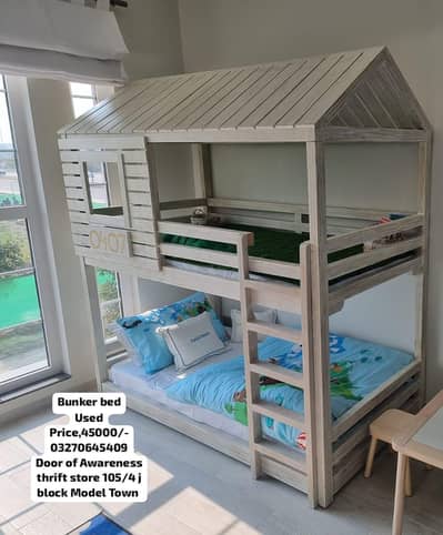 A bunker bed for sale