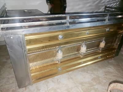 Food Display Complete Restaurant setup with oven & extra stands