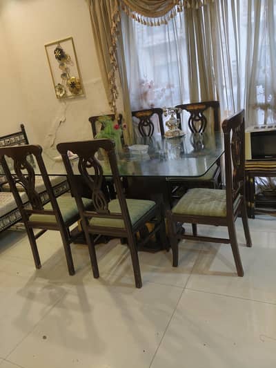 pure heavy wood k bana huwa dining set