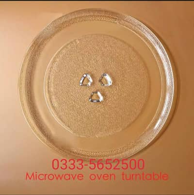 Glass plate glass tray for microwave oven different sizes delivery av