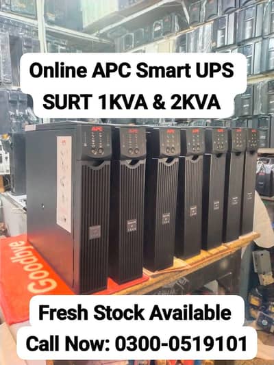 APC UPS Online 1KVA,2KVA,3KVA,5KVA,6KVA,10KVA,20KVA STOK Availabl